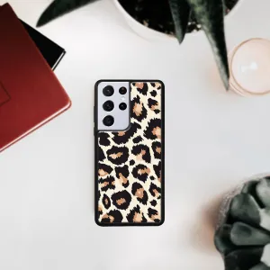 MY ART Silikónový kryt Samsung Galaxy S21 Ultra 5G LEOPARD PRINT (238)