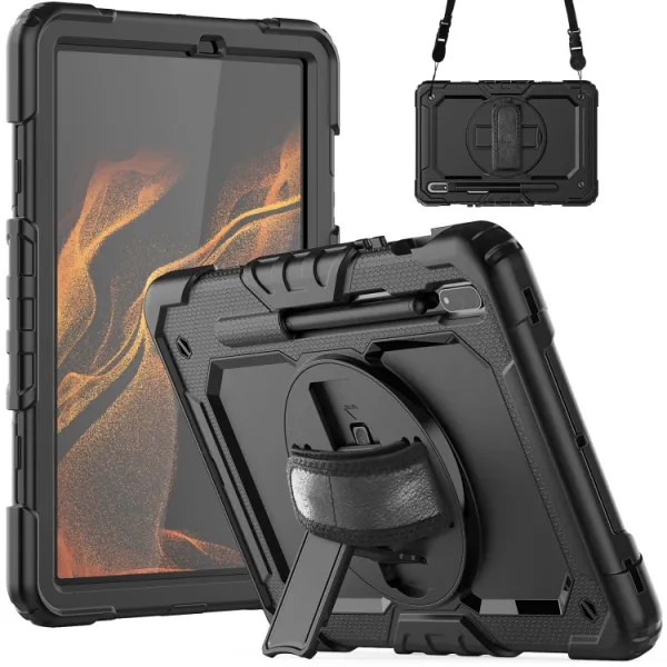 SOLID 360 Odolný kryt pre Samsung Galaxy Tab S8 čierny