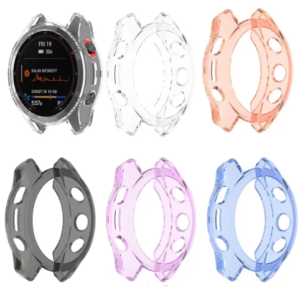 TPU Ochranný obal Garmin Fenix 7S modrý