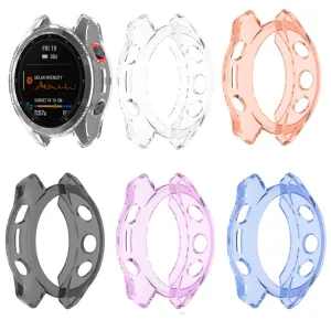 TPU Ochranný obal Garmin Fenix 7S modrý