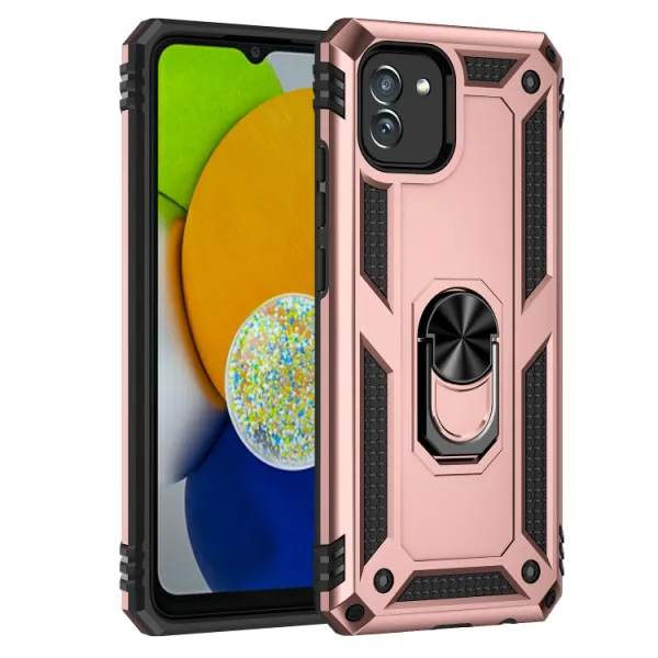 RING Ochranný obal pre Samsung Galaxy A03 ružový