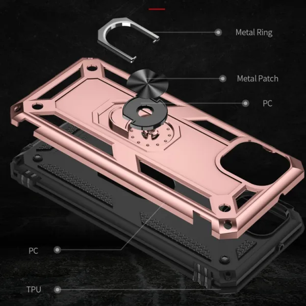 RING Ochranný obal pre Samsung Galaxy A03 ružový