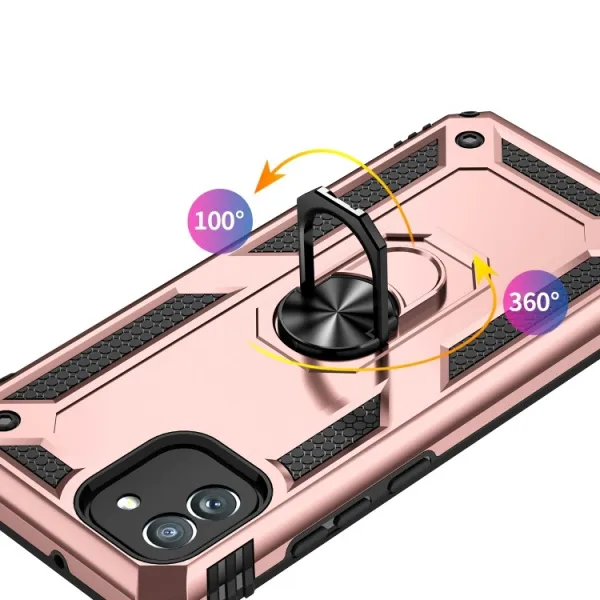 RING Ochranný obal pre Samsung Galaxy A03 ružový