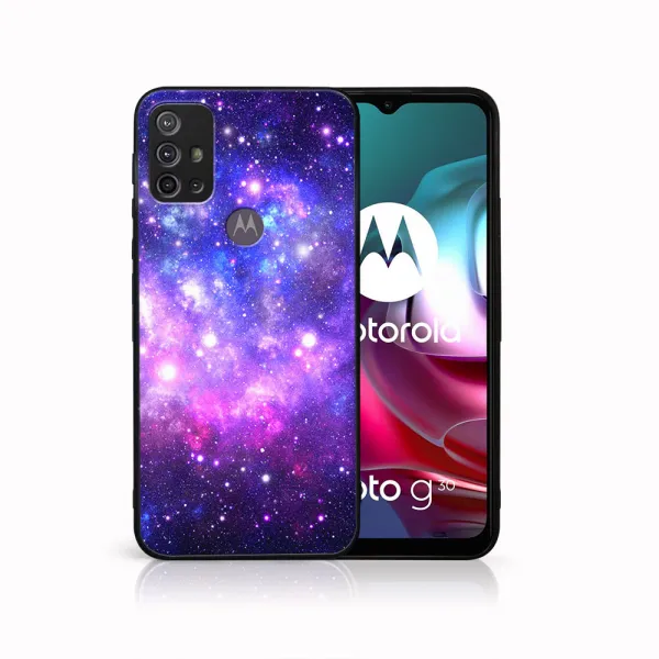 MY ART Silikónový obal Motorola Moto G10 / G20 / G30 GALAXY (015)