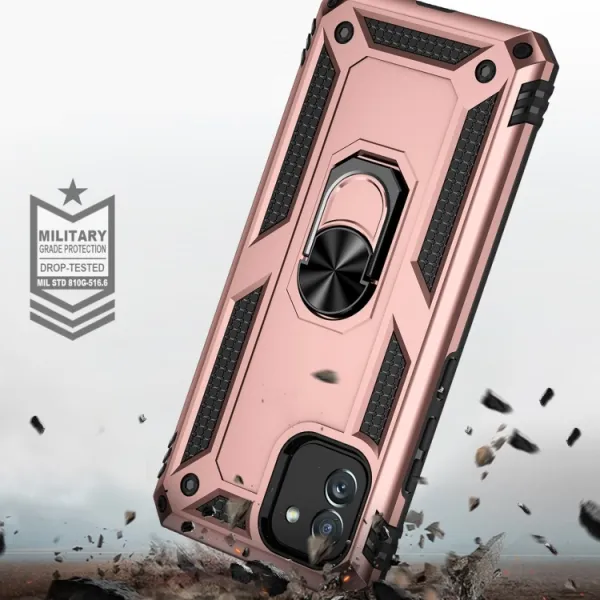 RING Ochranný obal pre Samsung Galaxy A03 ružový