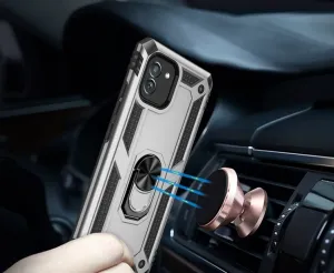 RING Ochranný obal pre Samsung Galaxy A03 strieborný