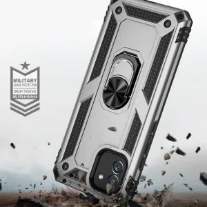 RING Ochranný obal pre Samsung Galaxy A03 strieborný