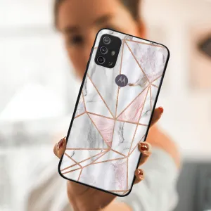 MY ART Silikónový obal Motorola Moto G10 / G20 / G30 PINK MARBLE (143)