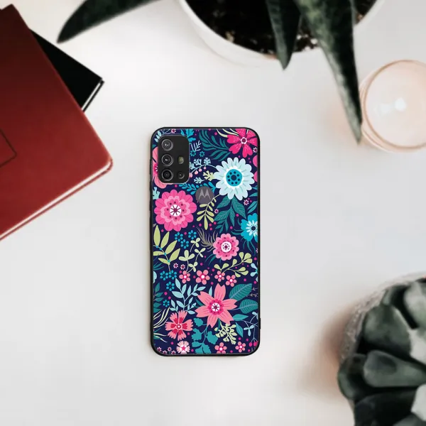 MY ART Silikónový obal Motorola Moto G10 / G20 / G30 FLORA (038)