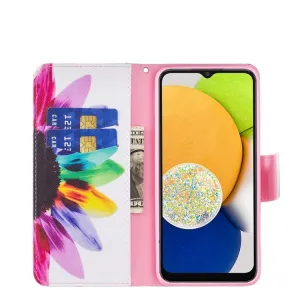ART Peňaženkový kryt Samsung Galaxy A03 SUNFLOWER