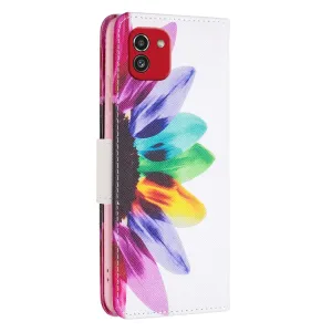 ART Peňaženkový kryt Samsung Galaxy A03 SUNFLOWER