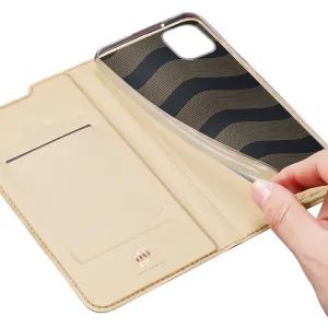DUX Peňaženkový obal Samsung Galaxy A03 zlatý