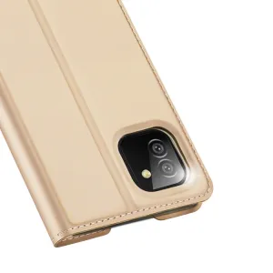 DUX Peňaženkový obal Samsung Galaxy A03 zlatý