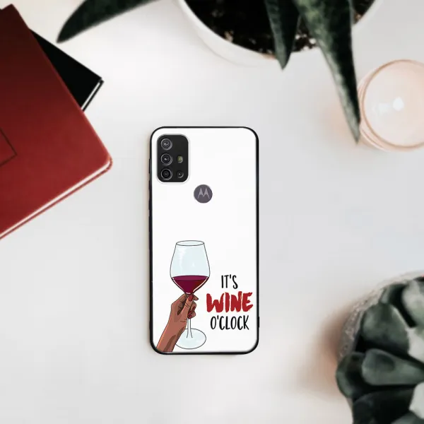 MY ART Silikónový obal Motorola Moto G10 / G20 / G30 WINE (007)
