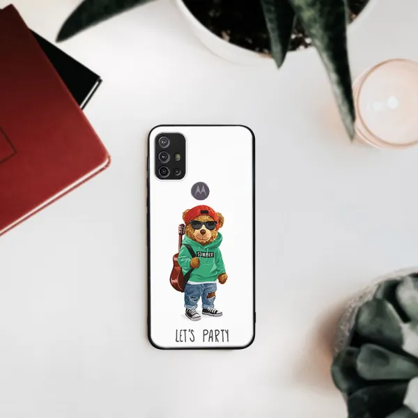 MY ART Silikónový obal Motorola Moto G10 / G20 / G30 BEAR (177)