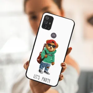 MY ART Silikónový obal Motorola Moto G10 / G20 / G30 BEAR (177)