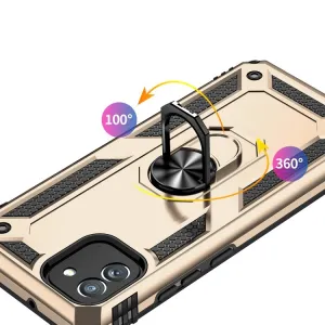RING Ochranný obal pre Samsung Galaxy A03 zlatý
