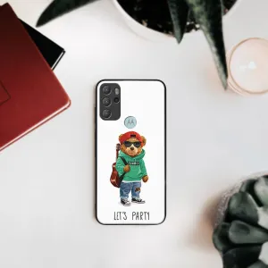 MY ART Silikónový obal Motorola Moto G60s BEAR (177)