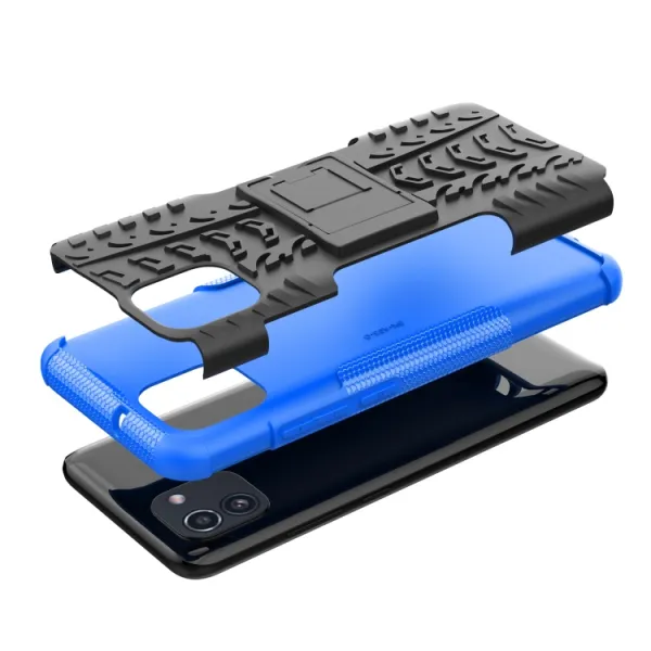 STAND Extra odolný obal Samsung Galaxy A03 modrý