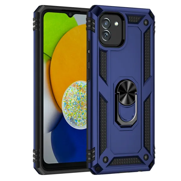 RING Ochranný obal pre Samsung Galaxy A03 modrý