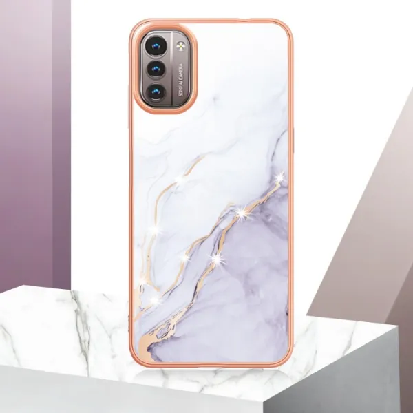 IMD MARBLE Ochranný kryt Nokia G11 / G21 WHITE
