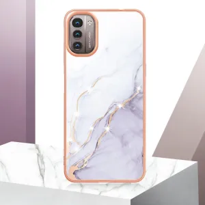 IMD MARBLE Ochranný kryt Nokia G11 / G21 WHITE