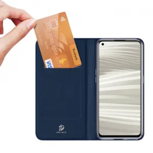 DUX Peňaženkový obal pre Realme GT2 Pro modrý