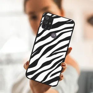 MY ART Silikónový obal Motorola Moto G10 / G20 / G30 ZEBRA (049)