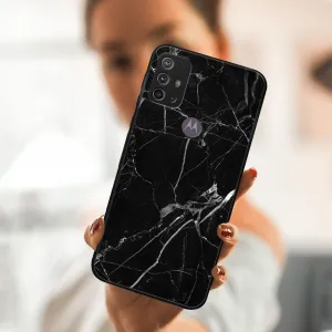 MY ART Silikónový obal Motorola Moto G10 / G20 / G30 BLACK MARBLE (142)