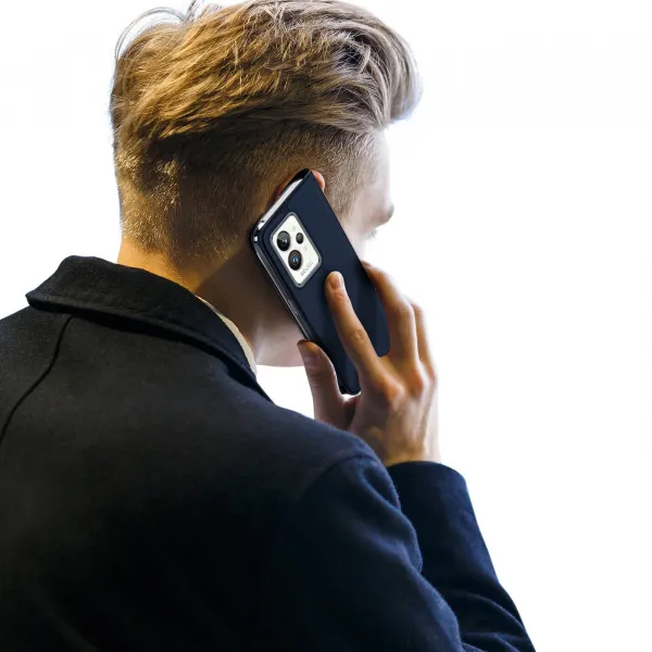 DUX Peňaženkový obal pre Realme GT2 Pro modrý