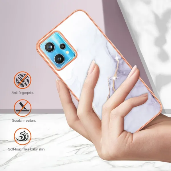 IMD MARBLE Ochranný kryt Realme 9 Pro / Realme 9 5G WHITE