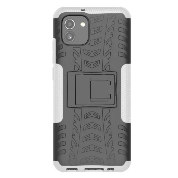 STAND Extra odolný obal Samsung Galaxy A03 biely