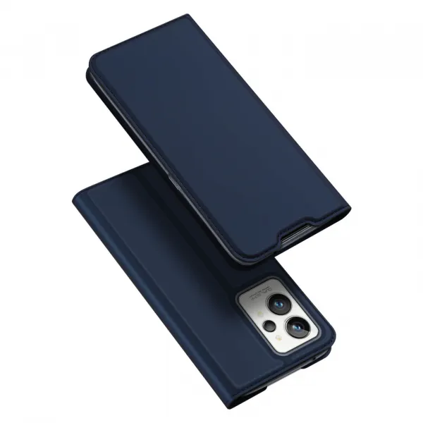 DUX Peňaženkový obal pre Realme GT2 Pro modrý