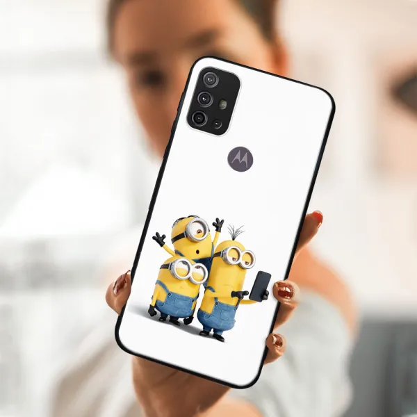 MY ART Silikónový obal Motorola Moto G10 / G20 / G30 MINIONS SELFIE (022)