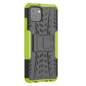 STAND Extra odolný obal Samsung Galaxy A03 zelený