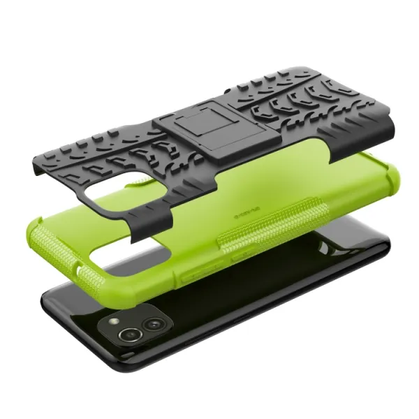 STAND Extra odolný obal Samsung Galaxy A03 zelený