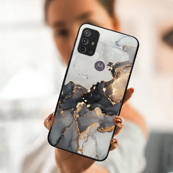MY ART Silikónový obal Motorola Moto G10 / G20 / G30 GREY MARBLE (140)
