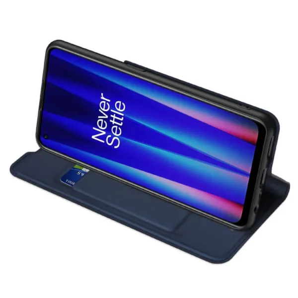 DUX Peňaženkový obal pre OnePlus Nord CE 2 5G modrý