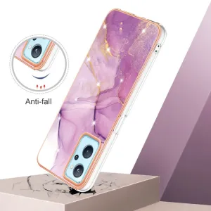 IMD MARBLE Ochranný kryt Realme 9i PURPLE