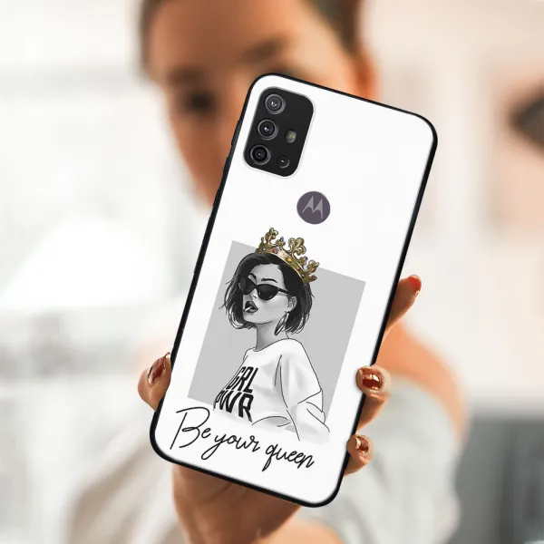 MY ART Silikónový obal Motorola Moto G10 / G20 / G30 QUEEN (139)