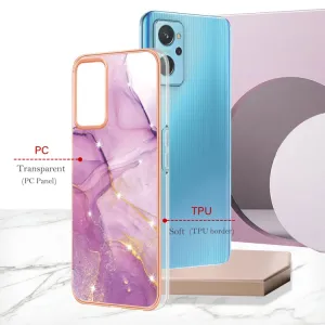 IMD MARBLE Ochranný kryt Realme 9i PURPLE