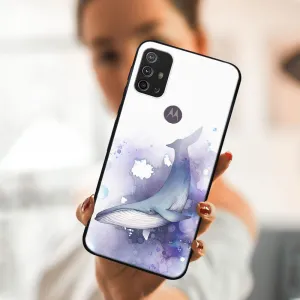 MY ART Silikónový obal Motorola Moto G10 / G20 / G30 WHALE (242)