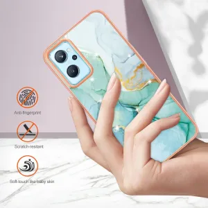 IMD MARBLE Ochranný kryt Realme 9i GREEN