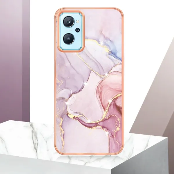 IMD MARBLE Ochranný kryt Realme 9i ROSE GOLD