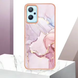 IMD MARBLE Ochranný kryt Realme 9i ROSE GOLD