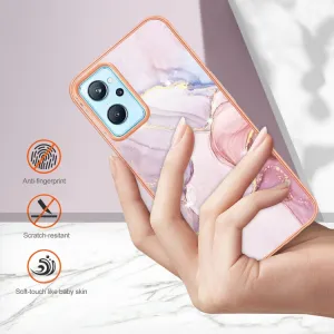 IMD MARBLE Ochranný kryt Realme 9i ROSE GOLD