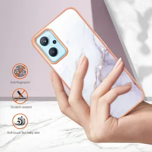 IMD MARBLE Ochranný kryt Realme 9i WHITE