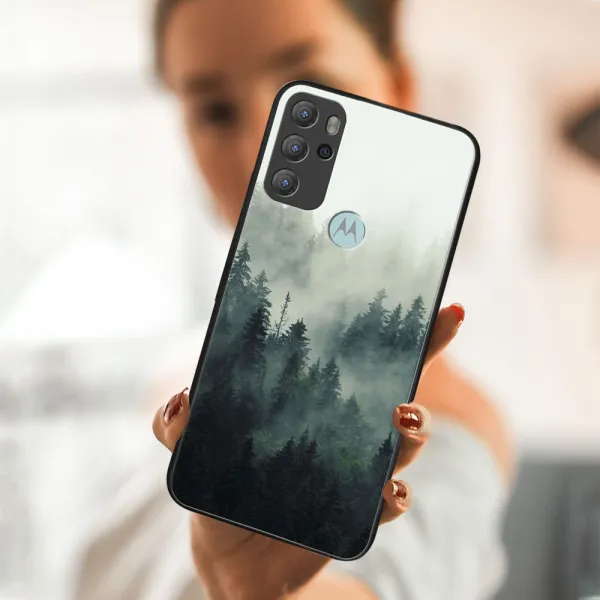 MY ART Silikónový obal Motorola Moto G60s FOREST (248)