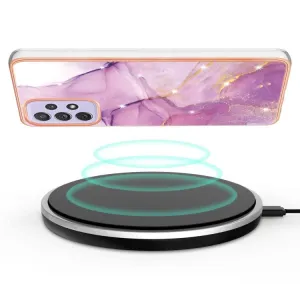 IMD MARBLE Ochranný kryt Samsung Galaxy A23 / A23 5G PURPLE