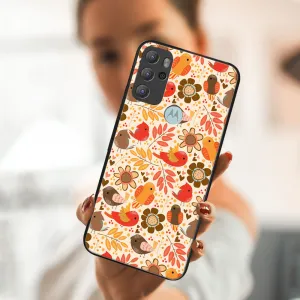 MY ART Silikónový obal Motorola Moto G60s BIRDS (004)